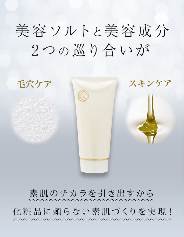 美容ソルトと美容成分の巡り合い